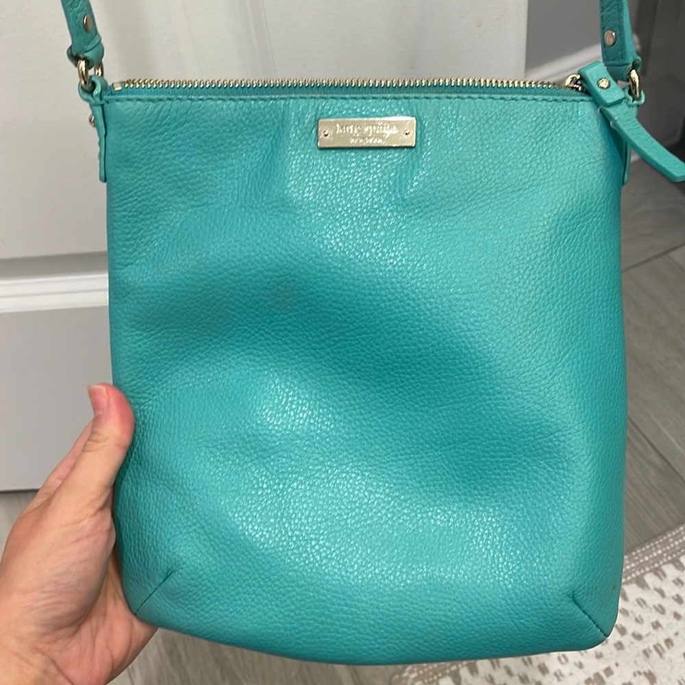 Kate spade teal crossbody purse